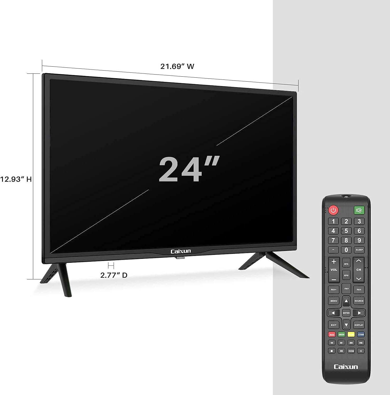 Caixun EC50S1A, 50 inch 4K UHD HDR LED Smart Android TV with Google Assistant (Voice Control), Screen Share, HDMI, USB, Wi-Fi, Bluetooth(2021 Model)
