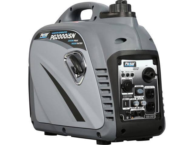 Pulsar Products PG2000iSN Grey 2000W Portable Inverter Generator, Gray