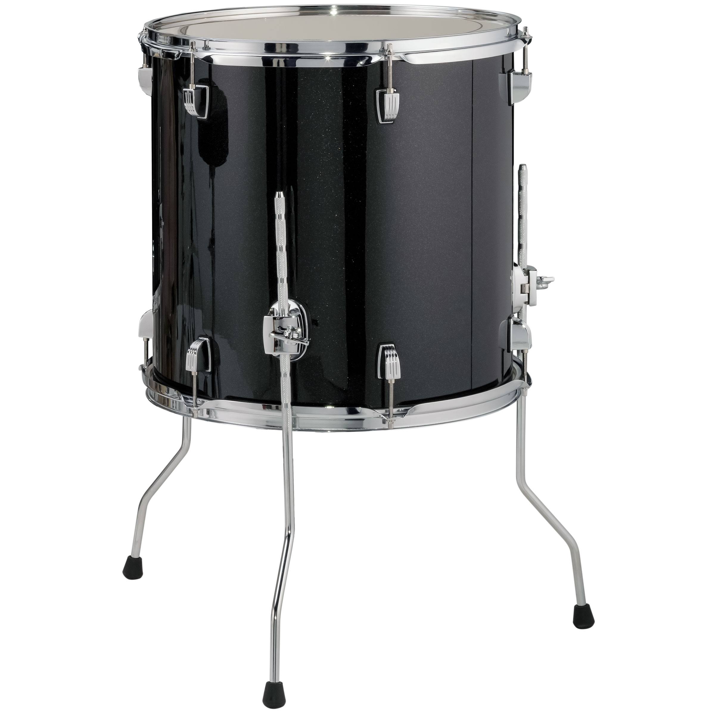 Ludwig Element Evolution 16x22 x 16x22 Floor Tom - Black Sparkle