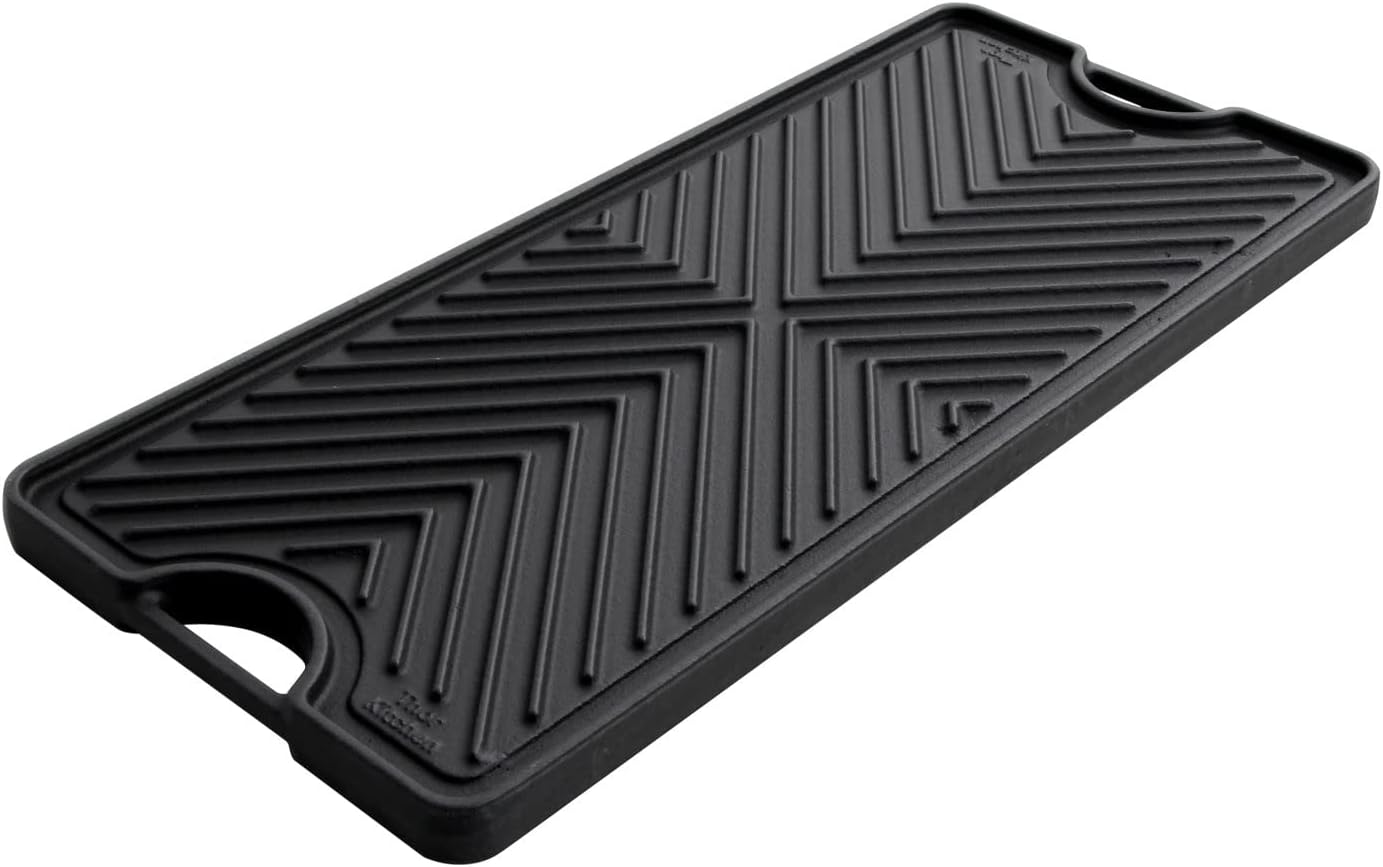 Thor Kitchen Reversible Cast Iron Griddle for Gas Stovetop, Grill Plate Griddle Pan for Stove Top, BBQ Plate RG1022