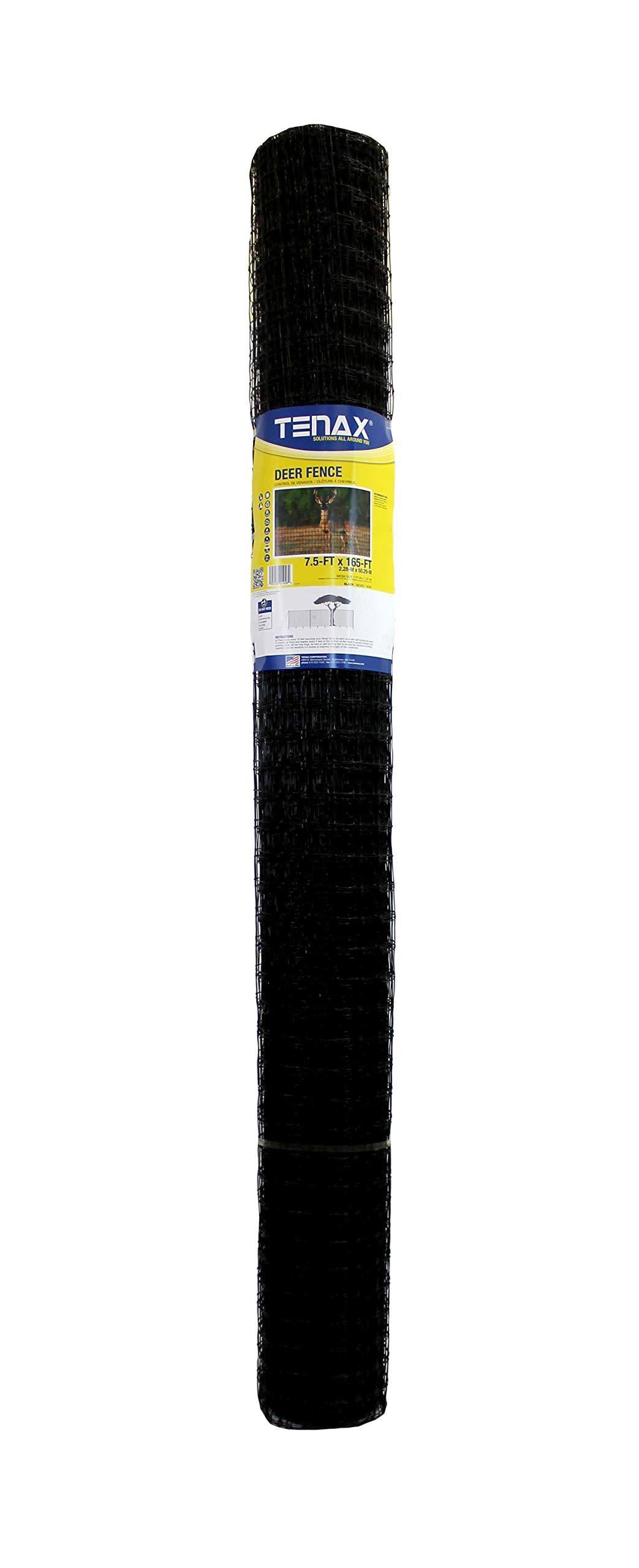 Tenax 1A120229 Deer Fence, Premium, 7.5ft. x 164 ft. Black
