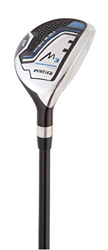 Precise M3 Men's Complete Golf Clubs Package Set Includes Driver, Fairway, Hybrid, 6-PW, Putter, Stand Bag, 3 H/C's - Right Handed - Regular, Petite or Tall Size