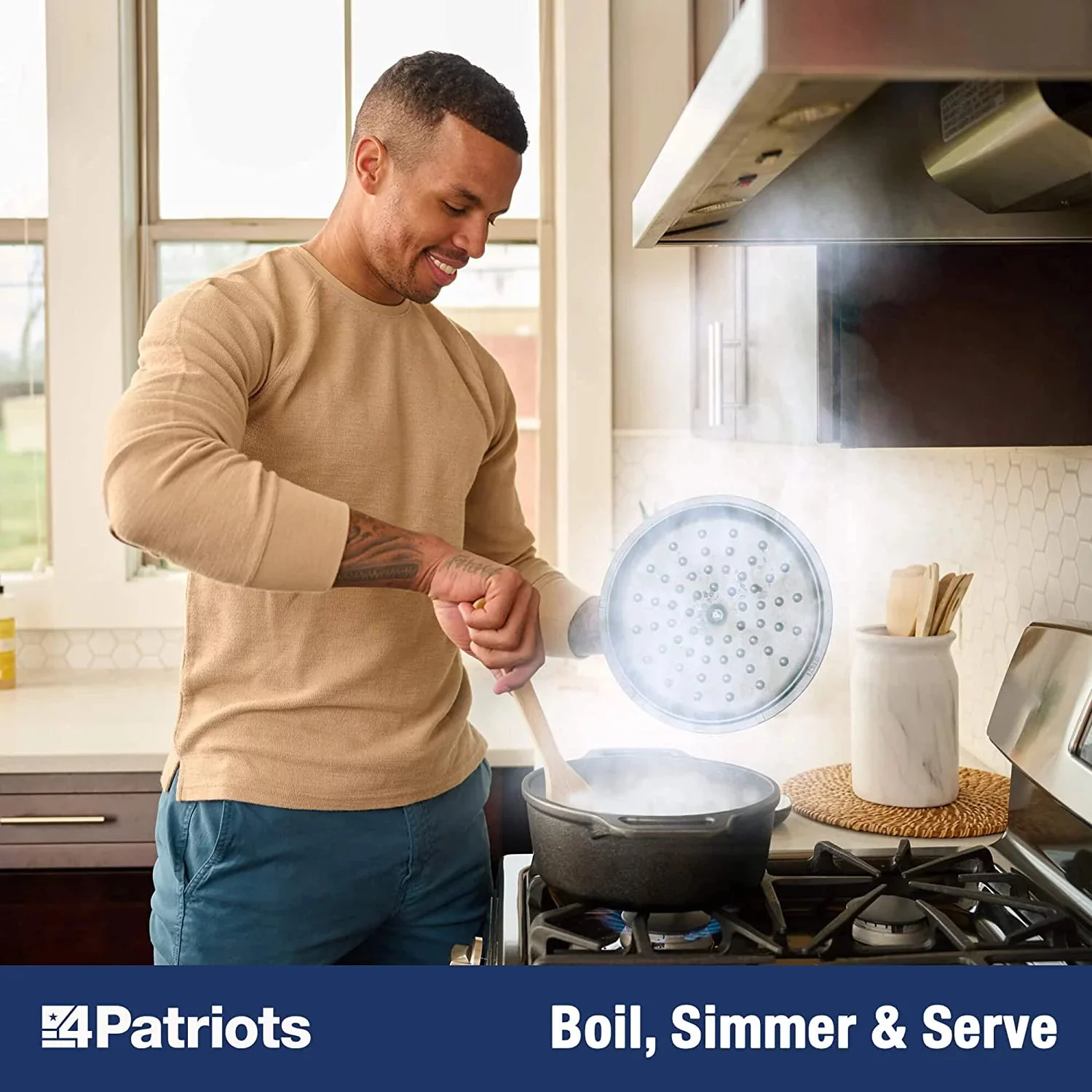 4Patriots Emergency Food Supply - 72-Hour Survival Kit - Freeze Dried Food - 25-Year Shelf Life - 16 Servings