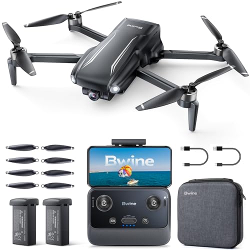 Bwine GPS Drone with Camera 4K UHD - F7MINI, Under 249g, 60-Min Flight Time, Auto Return, Follow Me, Waypoint Fly, Circle Fly, 5-Level Wind Resistance - Ideal for Adult Beginners