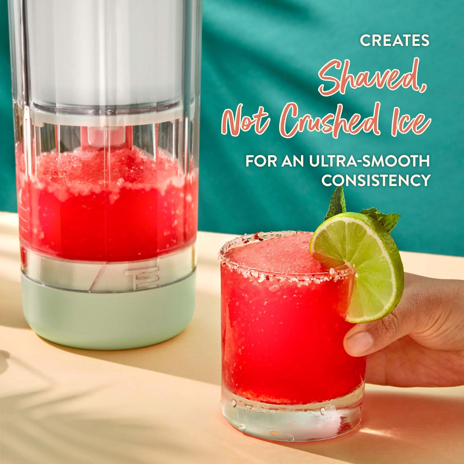 Margaritaville Maui On-the-Go Portable Blender Frozen Drink Machine, Margarita Machine, Cordless Blender Perfect for Resort Quality Shaved Iced Drinks