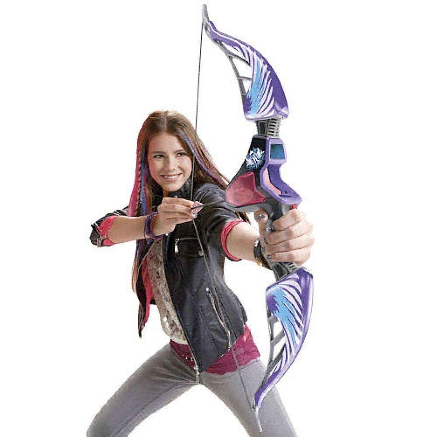 Nerf Rebelle Agent Bow Blaster with Purple Arrows