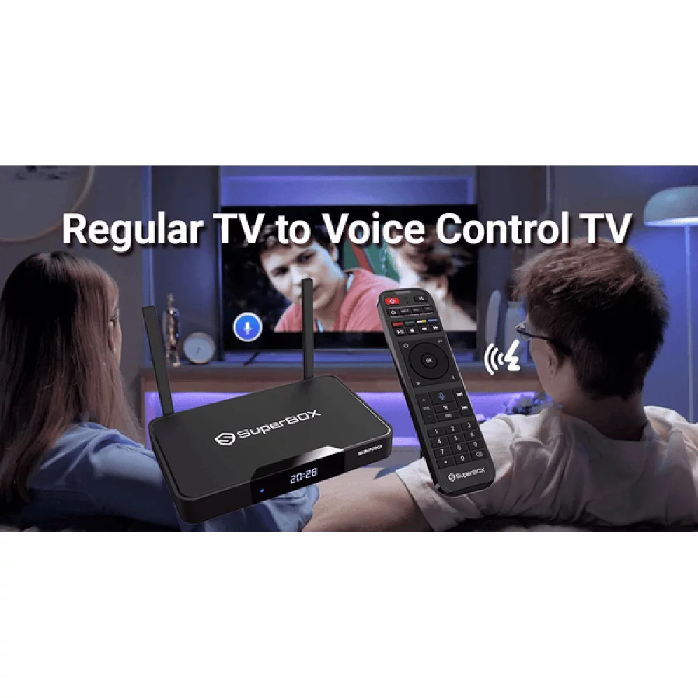 Superbox S3 Pro Dual Band Wi-Fi 2.4Ghz 5Ghz Supports 6K Video