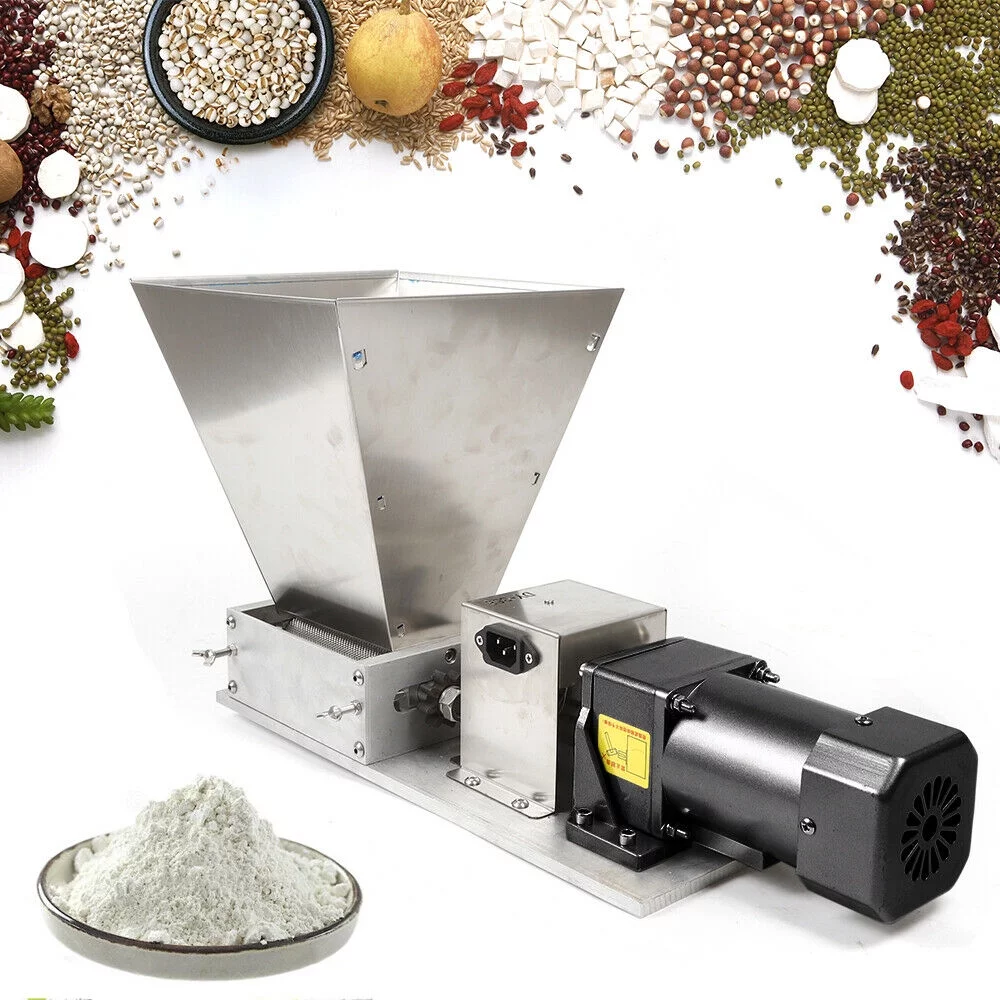 DENEST Electric Grain Grinder Grain Mill for Corn Bean Wheat Cereal Food Grade Stainless Steel Grinder