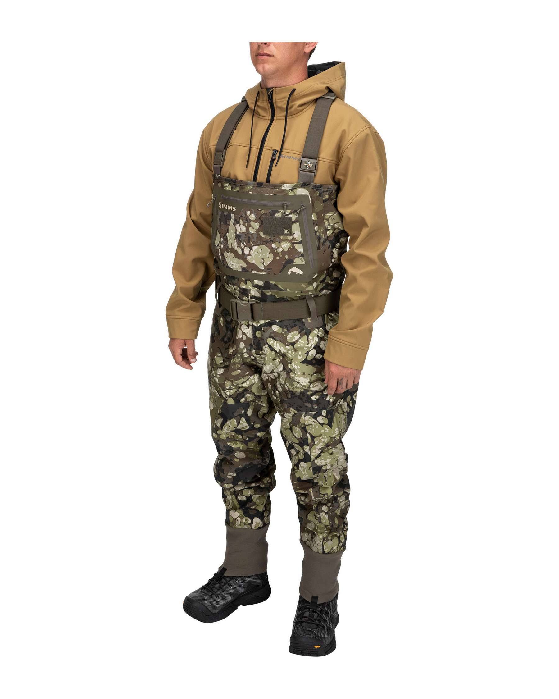 Simms G3 Guide Stockingfoot Waders - Riparian Camo - S