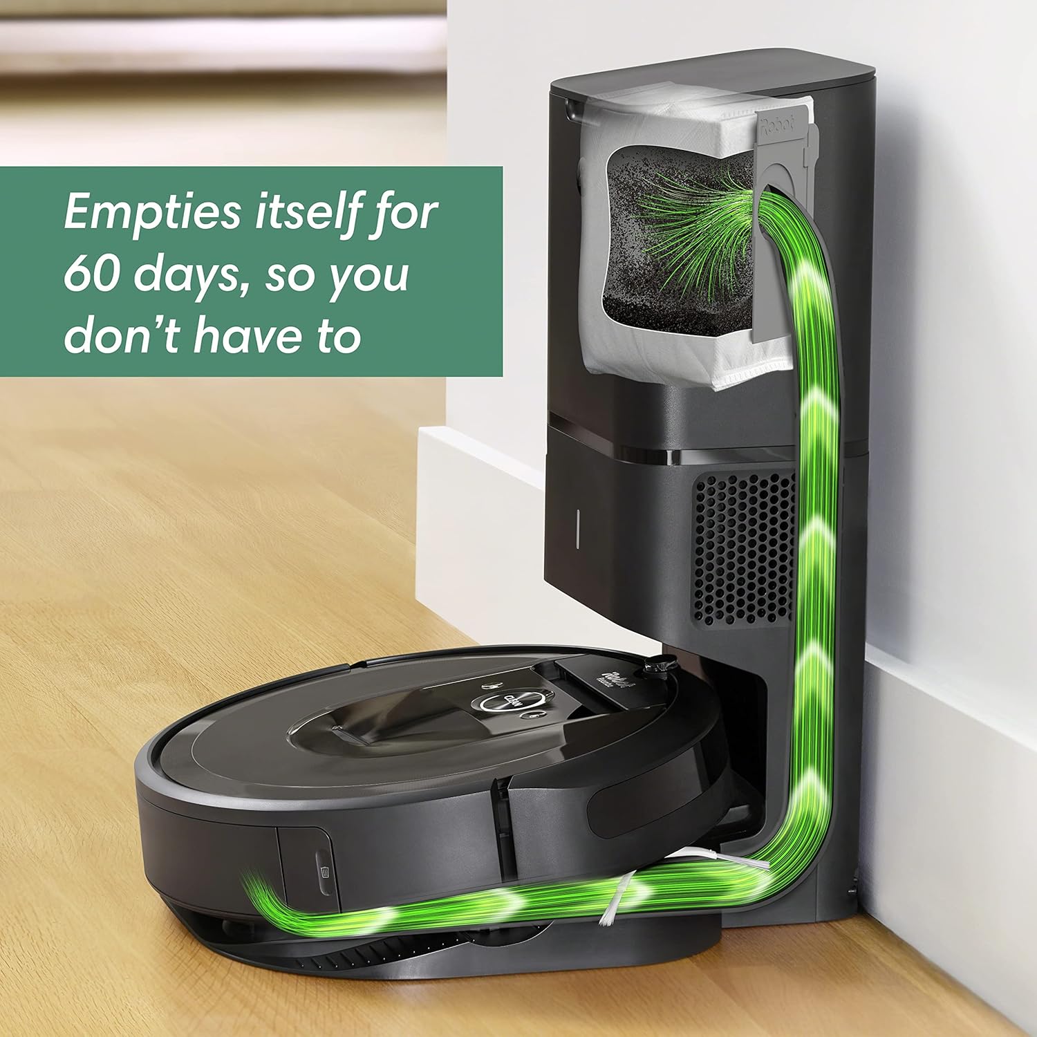 Wifi Connected Roomba® i7+ Self-Emptying Robot Vacuum