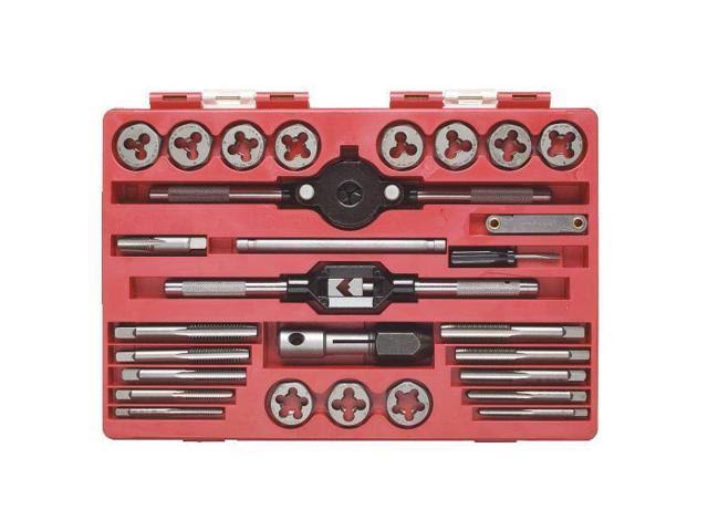 Irwin 24614 24 Piece Fractional Tap u0026 Hex Die Set