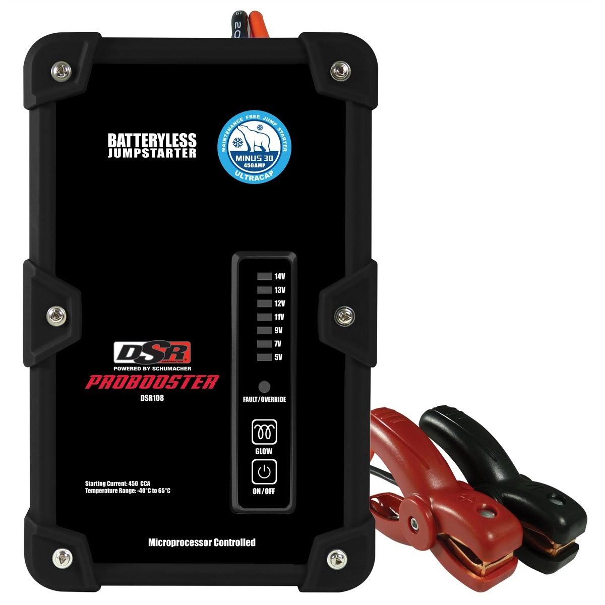 Schumacher DSR108 Ultracapacitor Batteryless Jump Starter