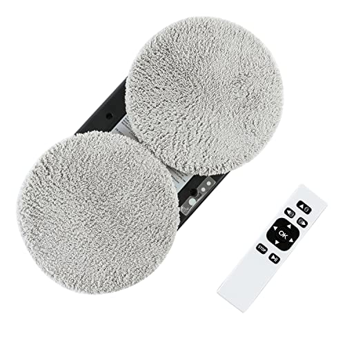 YTK Window Cleaner Robot with Ultrasonic 5600PA Auto Water Glass Cleaning Automatic Smart Robot Cleaner,Window Vacuum Cleaner with Control Windows/Tiles/Class Door Indoor Outdoor High Rise Ceilings