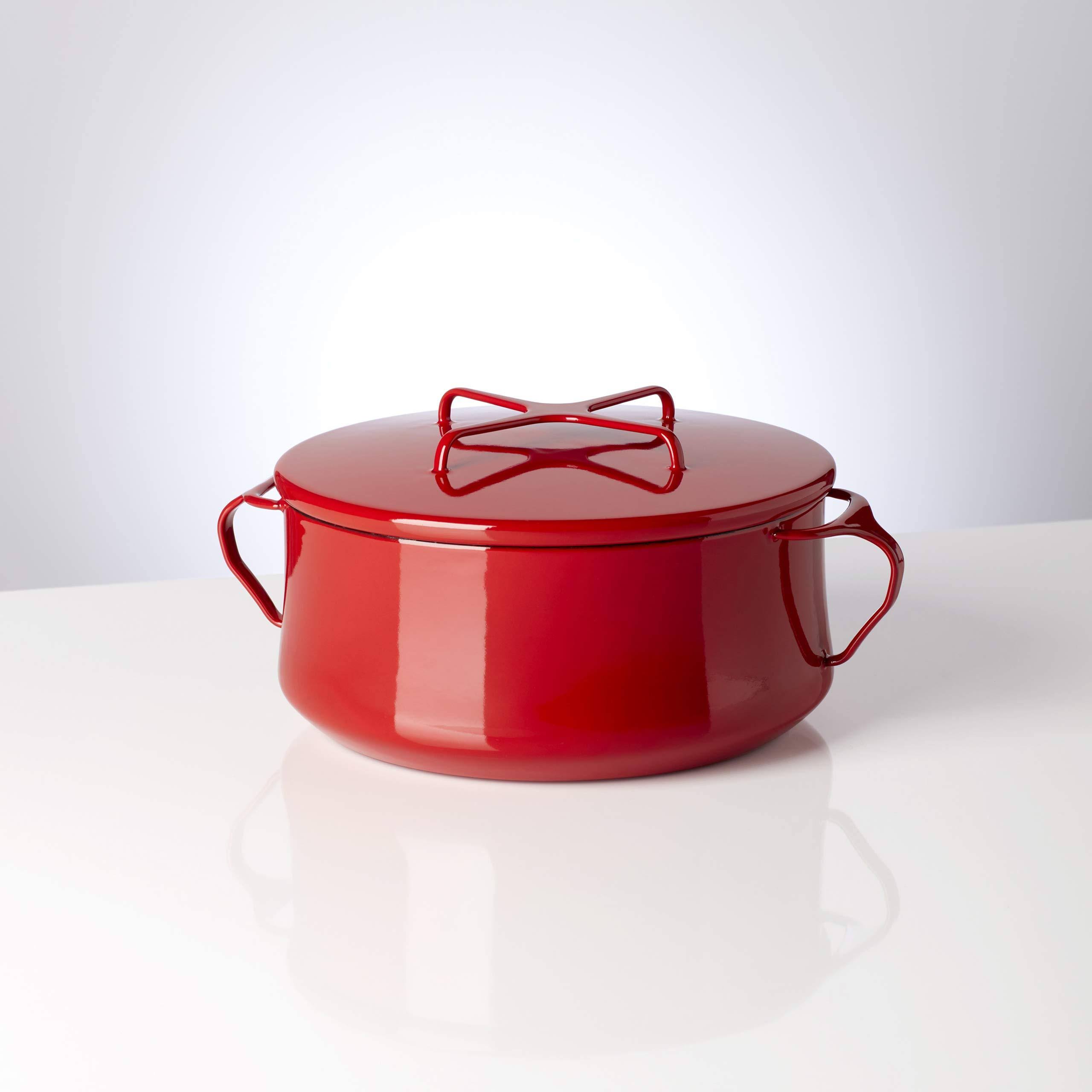Dansk Kobenstyle 4 qt Casserole- Chili Red