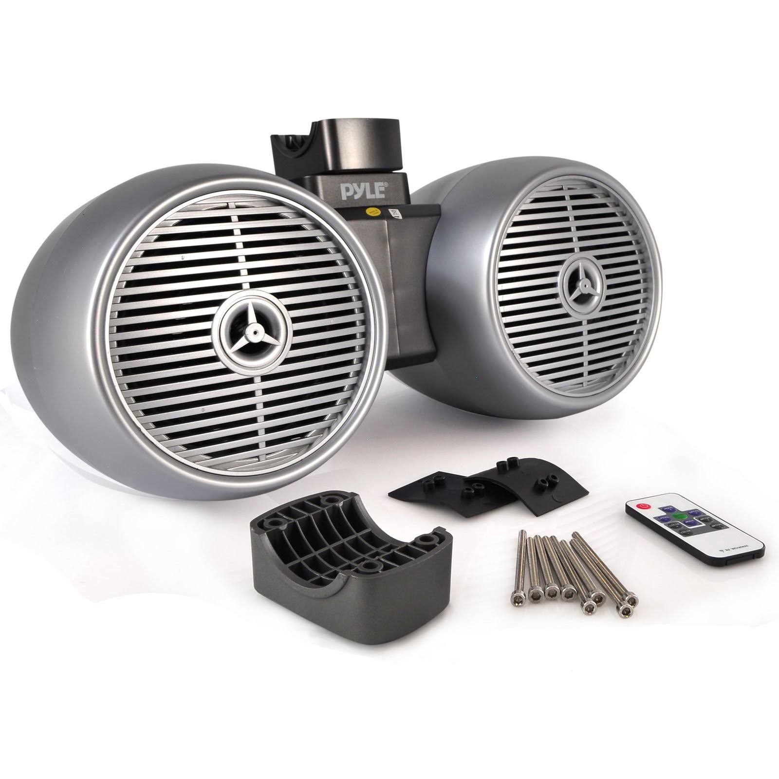 Pyle Dual Marine Tower Speakers, Wakeboard Water Resistant Sound System PLMRWB652LES