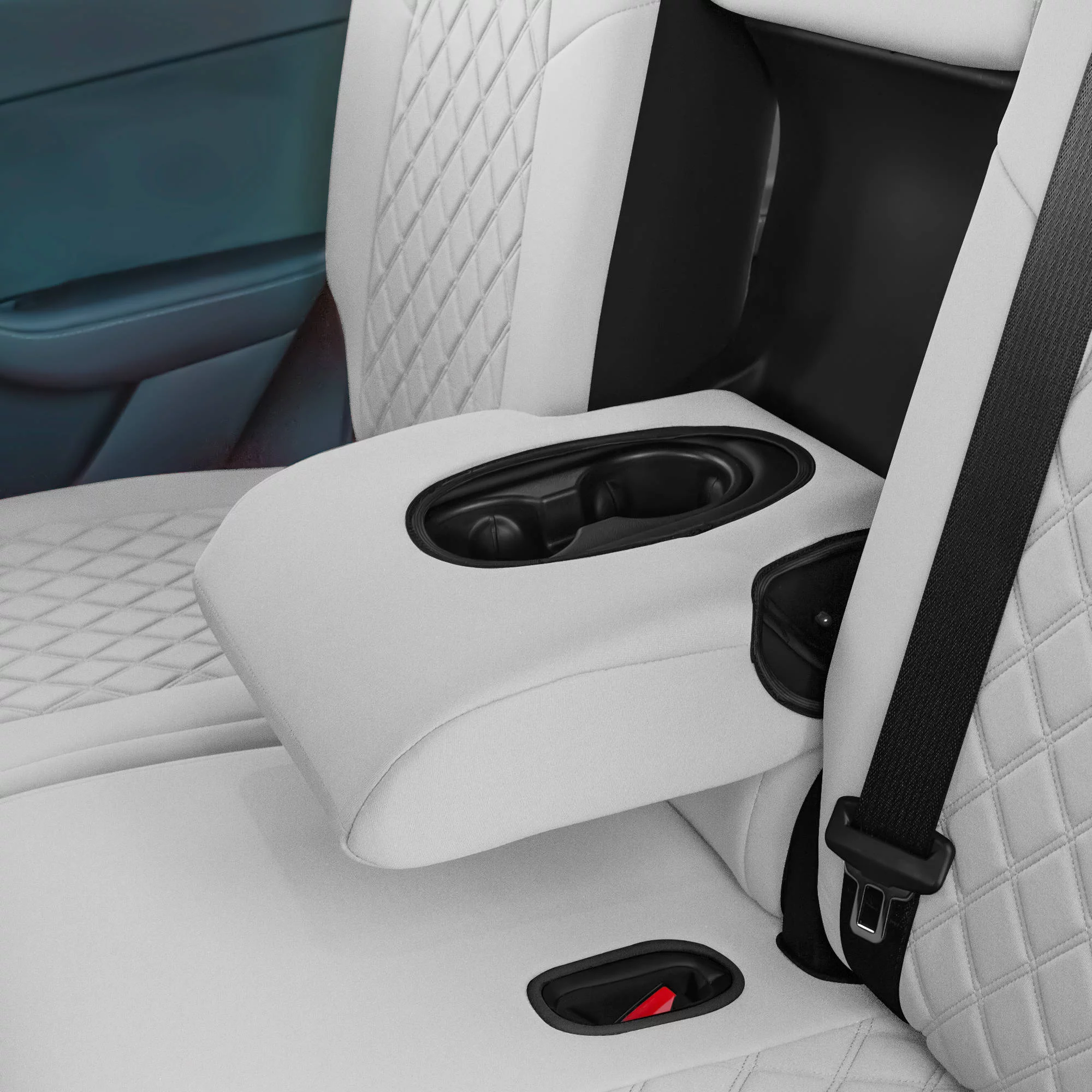 FH Group for 2020-2024 Tesla Model Y Waterproof Neoprene Custom Fit Made Car Seat Covers Full Set