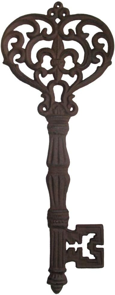 GSM Hugh Over Sized Cast Iron Skeleton Key Wall Decor Pack of 2