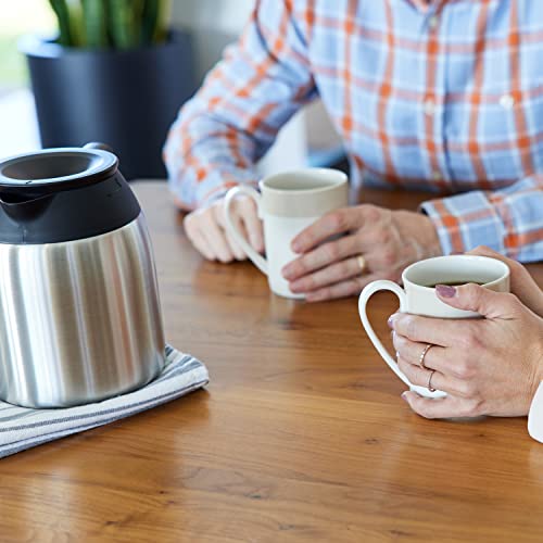 BUNN 55200 CSB3T Speed Brew Platinum Thermal Coffee Maker Stainless Steel, 10-Cup, Black