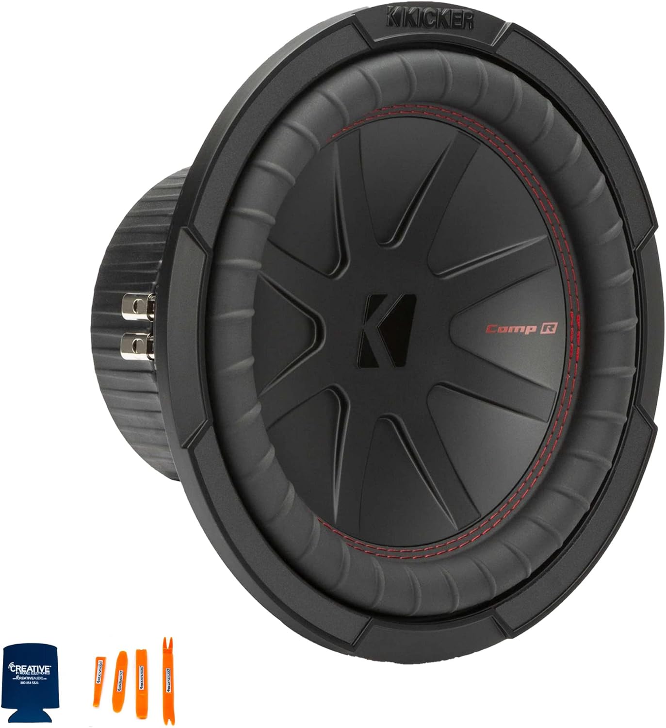 Kicker 10 Inch Comp R Woofer Includes Two 48CWR102 Virtual 2 ohm Package