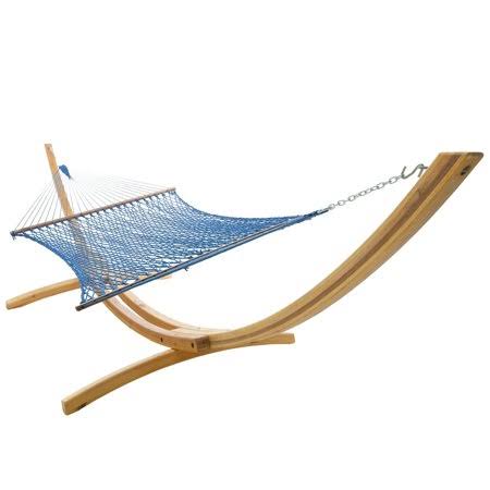 Hatteras Hammocks Deluxe DuraCord Rope Hammock - Navy