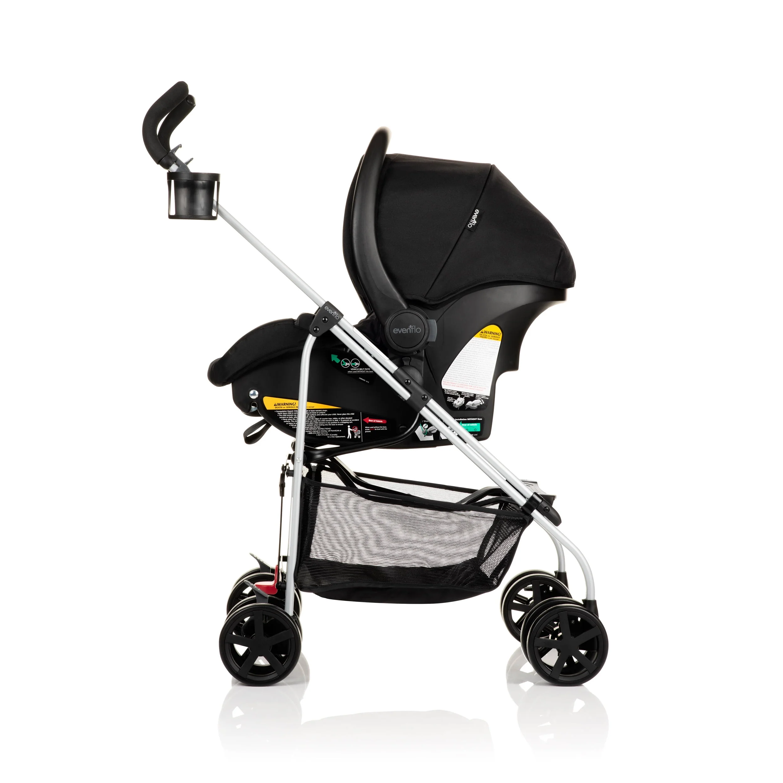 Evenflo Reversi Lightweight Reversible Stroller (Altair Black), Unisex