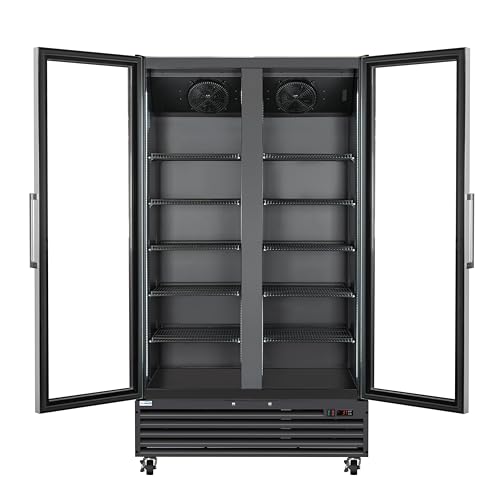 KoolMore Glass Door Commercial Display Refrigerator Upright Beverage Cooler Merchandiser