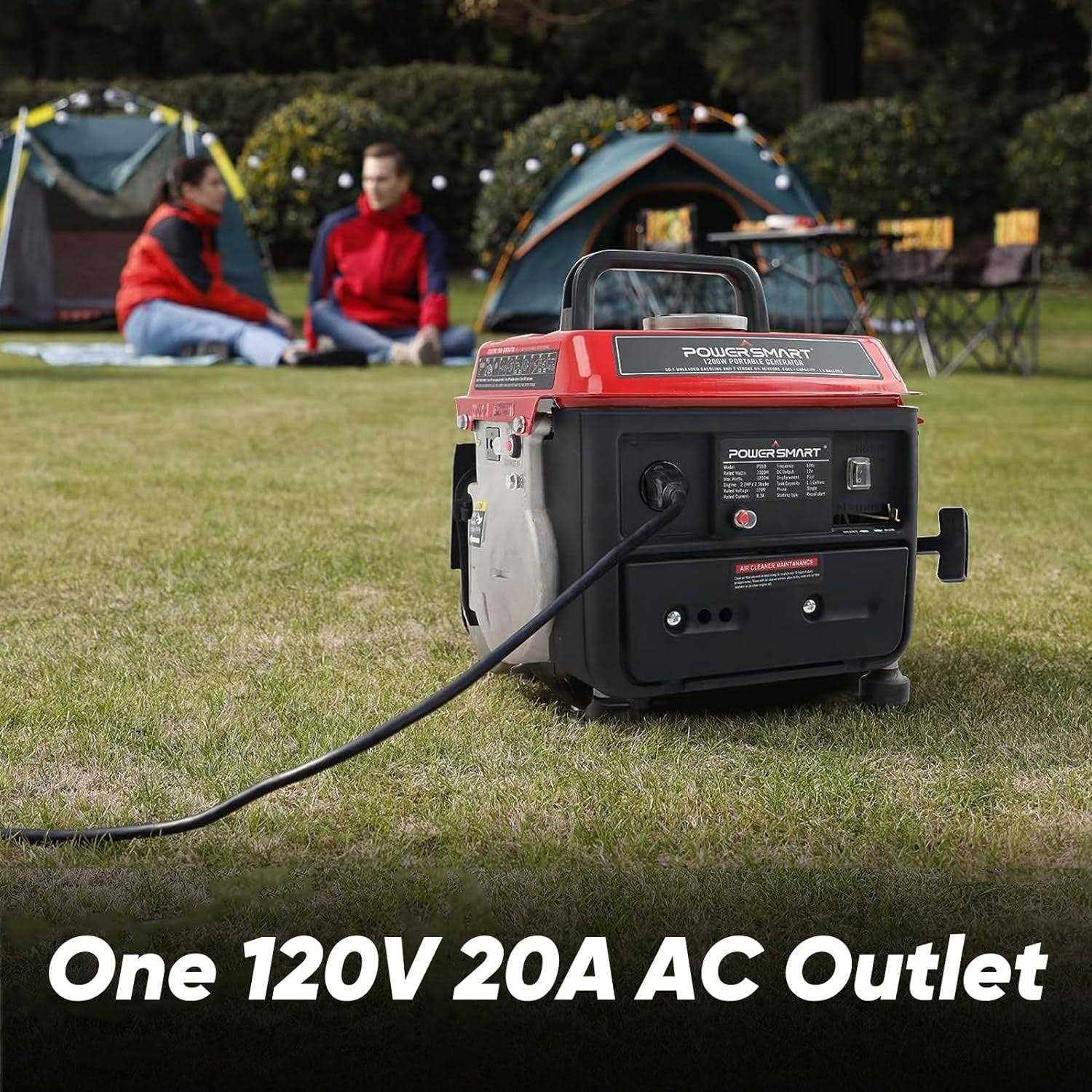 Powersmart 1200 Watts GAS Powered Portable Generator - Shop Hardware Tools Online Store
