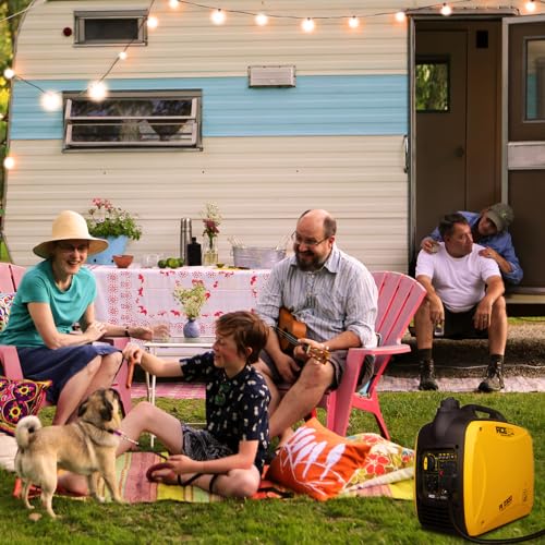 4000 Watt Portable Inverter Generator, Gas Powered Generator Quiet for Home, RV-Ready, EPA Compliant