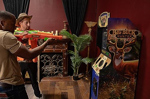 Arcade1Up Big Buck Hunter Pro Deluxe Arcade Machine for Home, 5-Foot-Tall Stand-up Cabinet, 4 Classic Games, and 17-inch Screen