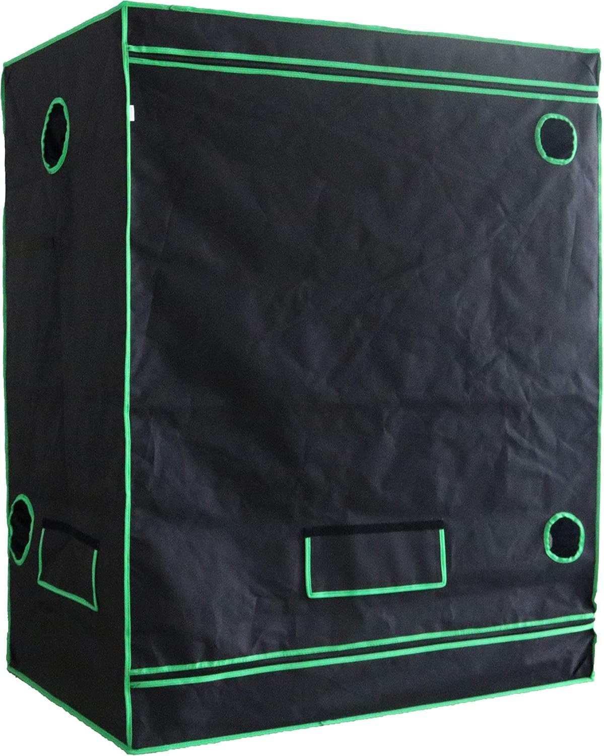 Green Hut Indoor Grow Tent 48"X24"X60" 600D Mylar Hydroponic Grow Tent for Indoor Plant Tent with Observation Window and Removable Floor Tray Pack of 2