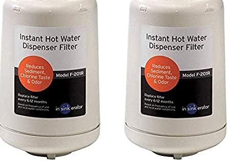 InSinkErator F-201R Replacement Water Filter Cartridges, 2-Pack