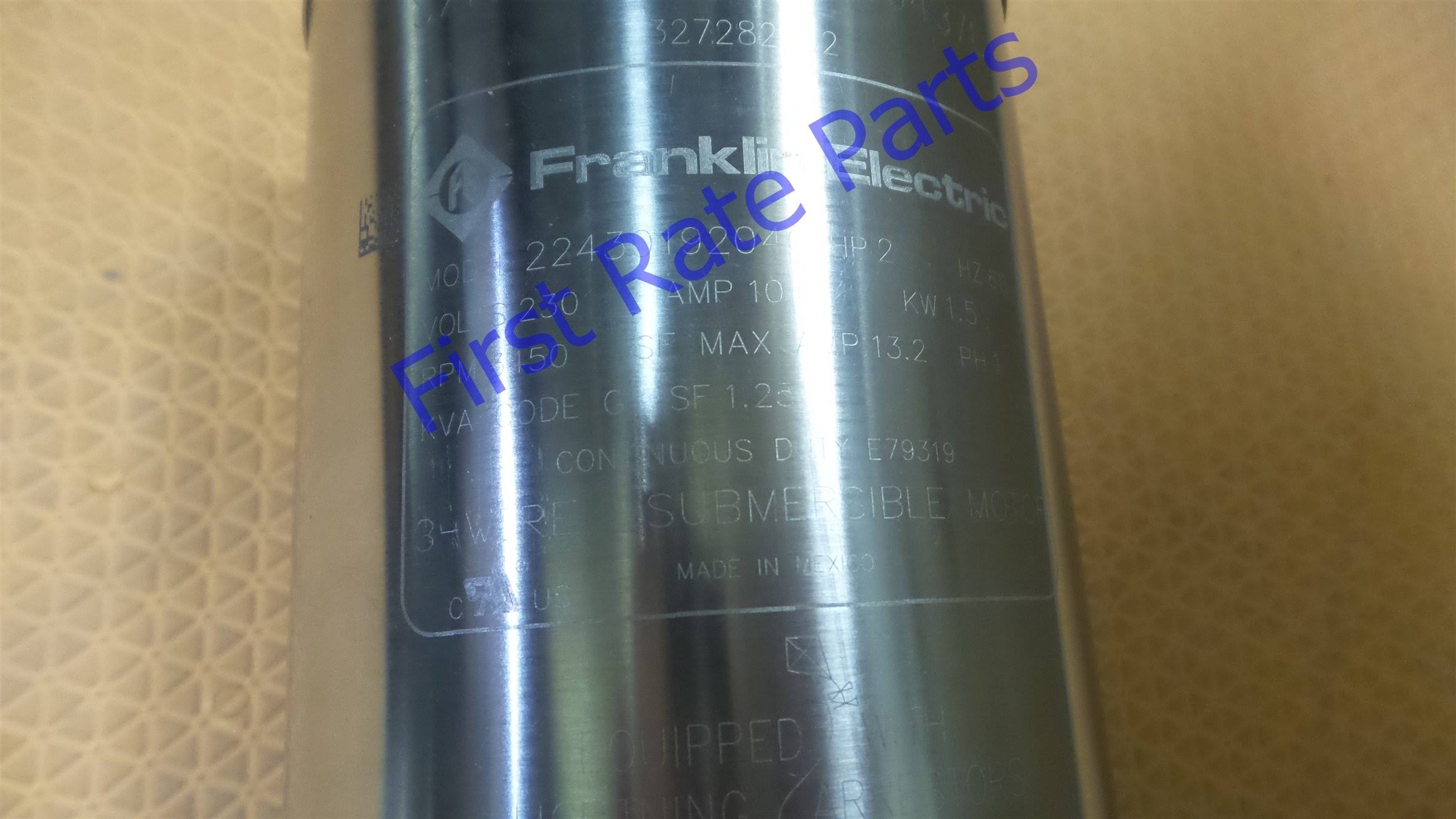 Franklin Electric Deep Well Submersible Pump Motor 2243019204S