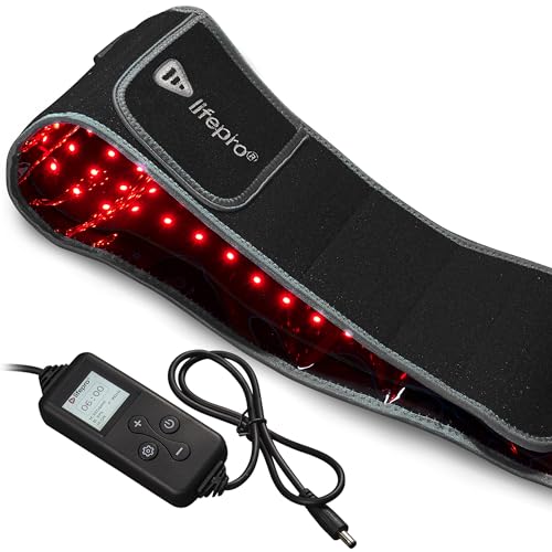 Lifepro Red Light Therapy Belt - Near Infrared Light Therapy & Red Light Therapy for Body, Relaxing Muscle, Inflammation, Improve Circulation - Infrared Therapy or Infrared Light Therapy Device