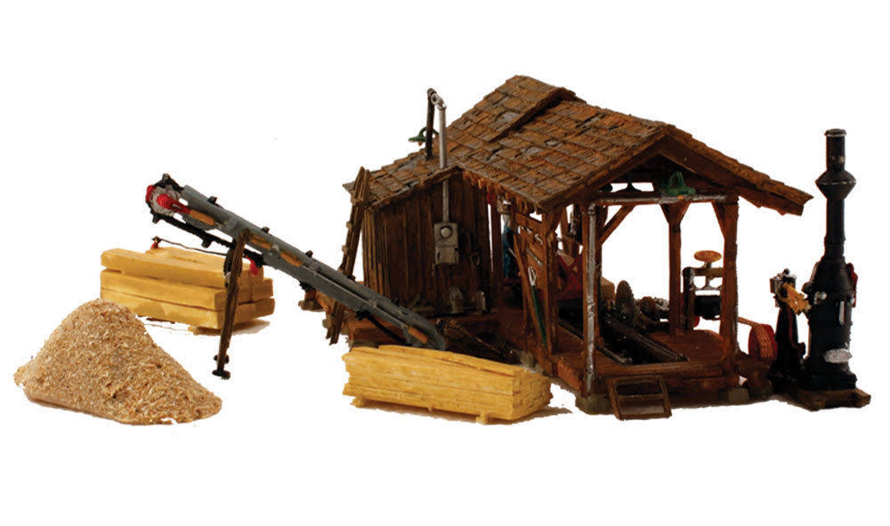 Woodland Scenics HO Built-Up Buzz&s Sawmill