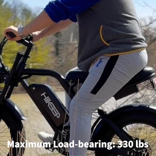 Electric Bike for Adults, 750W/1500W Peak Motor Ebike, 48V 15Ah Removable Battery, 60 Miles (PAS), 20"x4.0" Fat Tire, Full Suspension, 7-Speed Gears Shifter- Commuter & Off-Road E-Bike