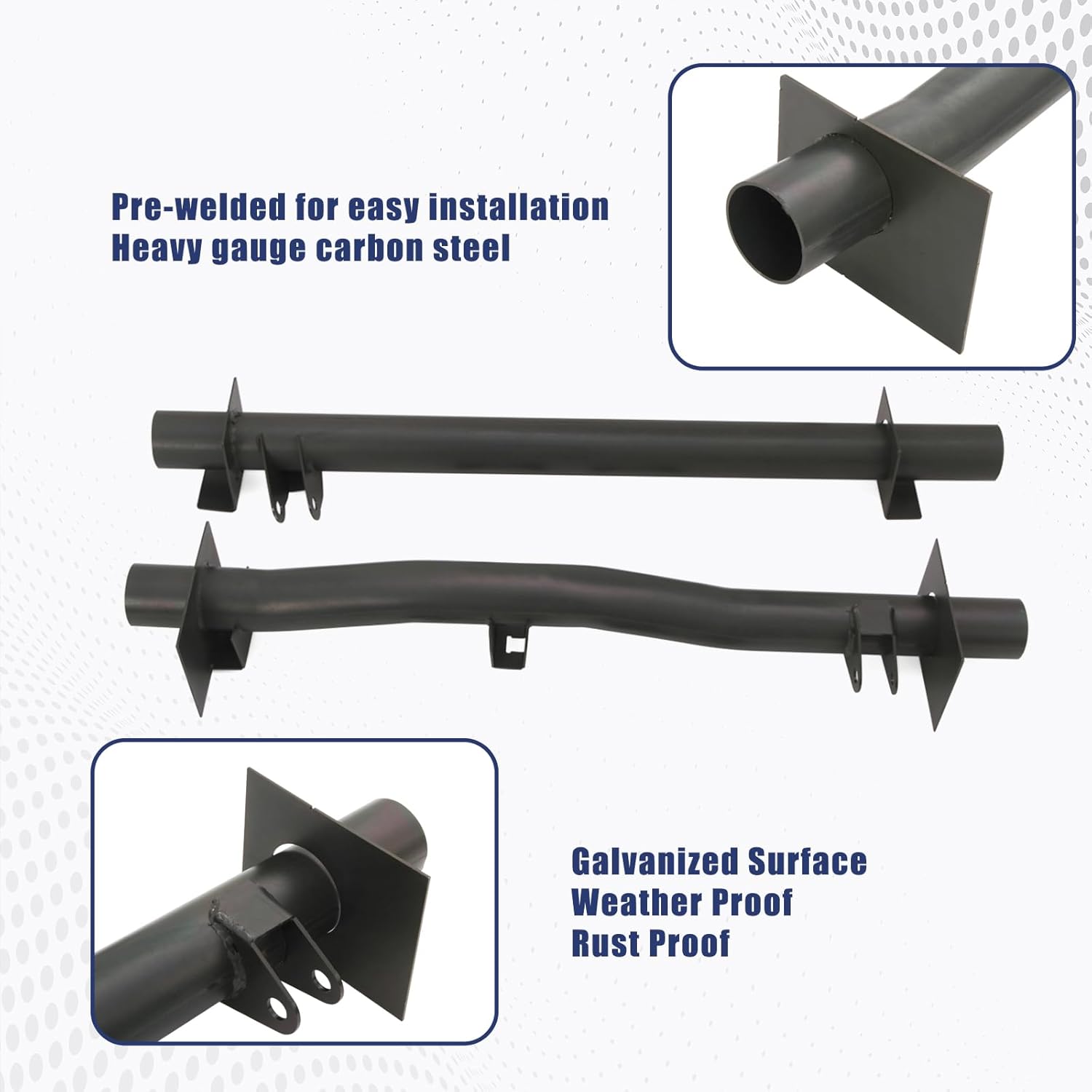 Rear Fuel Tank Support Crossmember and Upper Shock Mount Crossmember Fit for 1999-2006 Chevy Silverado GMC Sierra 1500 2500