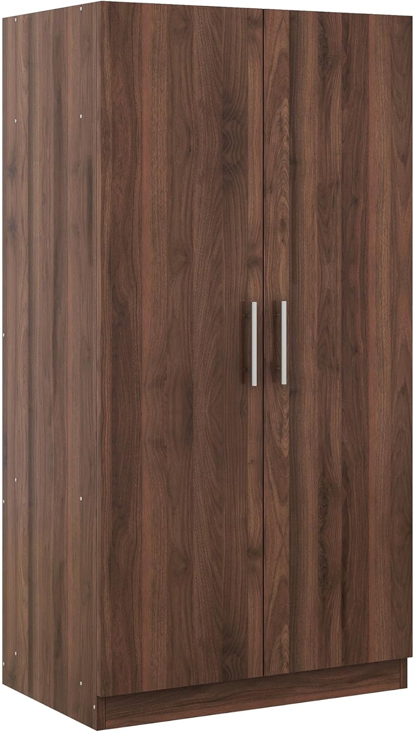 2-Door Wooden Wardrobe Armoire with 3 Storage Shelves Wooden Wardrobe Closet armoire Wardrobe Closet