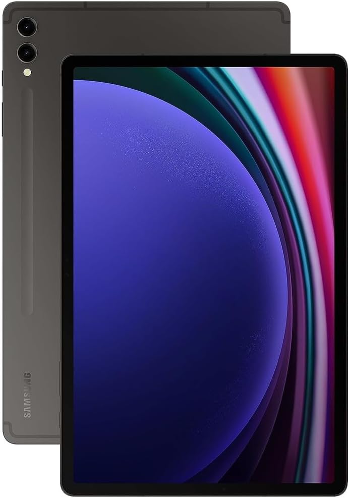 SAMSUNG Galaxy Tab S9+ 5G (256GB, WiFi + Cellular) Fully Unlocked Android Tablet, 12.4” AMOLED, Wi-Fi 6E, Ultra Wide Camera, S Pen NOT Included, SM-X818U (w/ 256GB SD, Graphite) (Renewed)