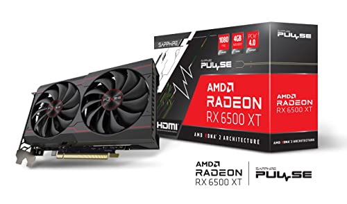 Sapphire Radeon RX 6500 XT Pulse Gaming 4GB GDDR6 PCI-Express Graphics Card