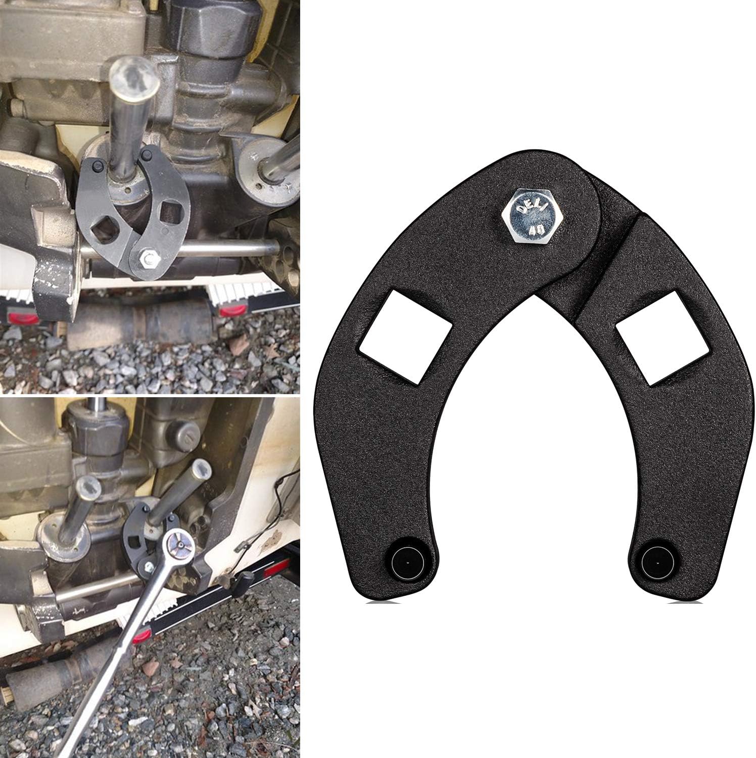 1266 Adjustable Gland Nut Wrench & 7463 Small Universal Gland Nut Wrench For Hydraulic Cylinders (Set of 2) Pack of 2