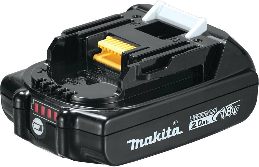 Makita XLC07Z 18V LXT Lithium-Ion Handheld Canister Vacuum, with BL1820B 18V LXT Lithium-Ion Compact 2.0Ah Battery