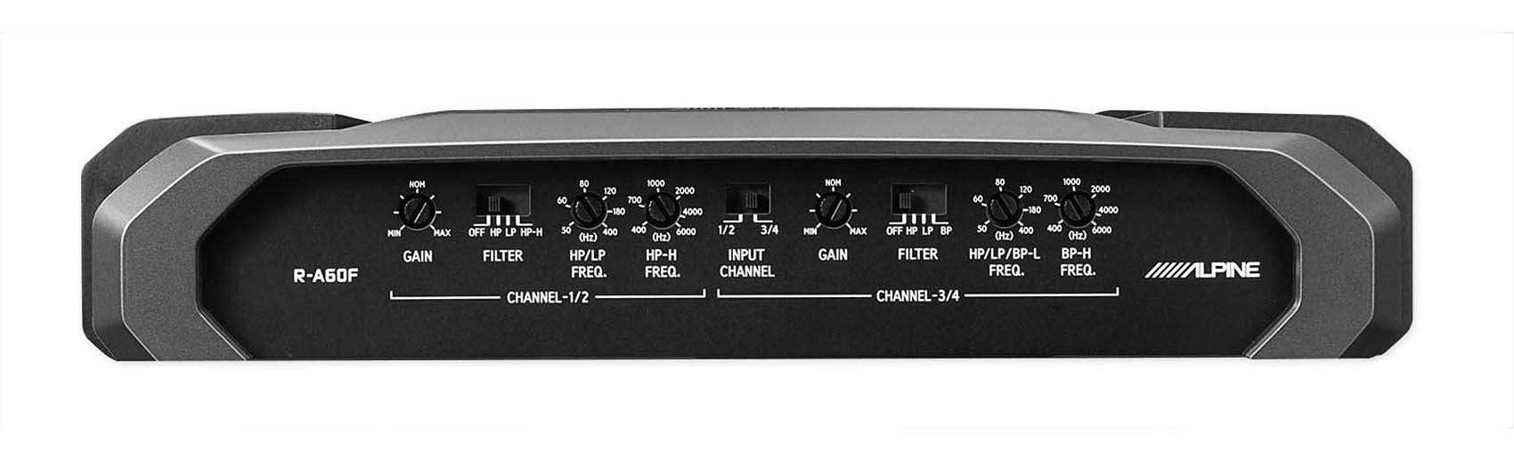 Alpine R-a60f R-Series 4-Channel Car Amplifier