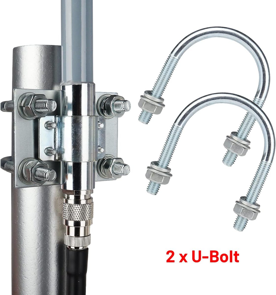 XRDS-RF 5 dBi LoRa Antenna 915Mhz Antenna Outdoor Omni-Directional Antenna with KMR240 Cable and Adapter for Helium Network Helium Miner Hotspot