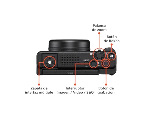 Sony ZV-1 II Vlog Camera for Content Creators and Vloggers - Black