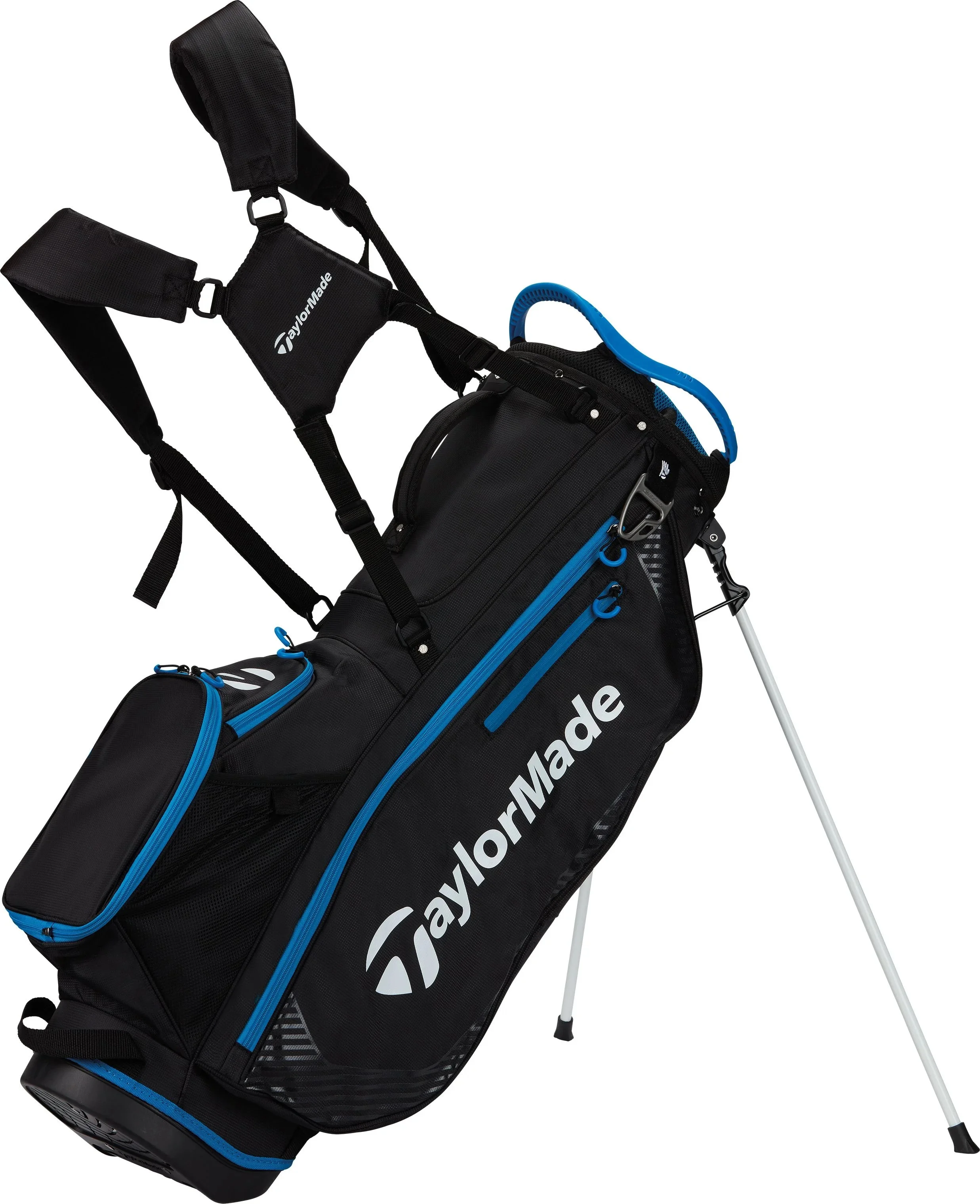 TaylorMade Golf Pro Stand Bag Black/Blue - Curated Treasures Market
