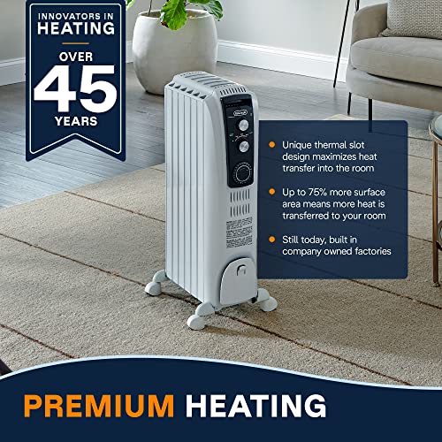 Delonghi Oil Filled 1500 Watts Convection Small To Medium Spaces space heater