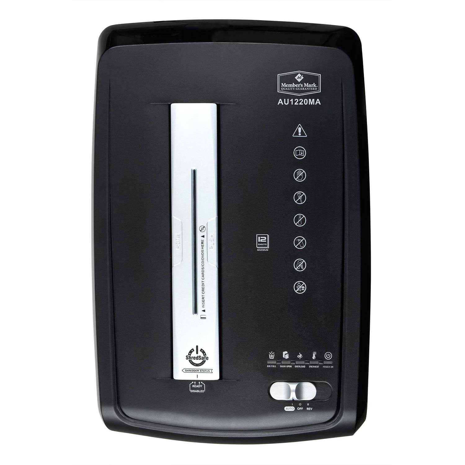 Member’s Mark Micro-Cut Paper Shredder, 12 Sheet Capacity