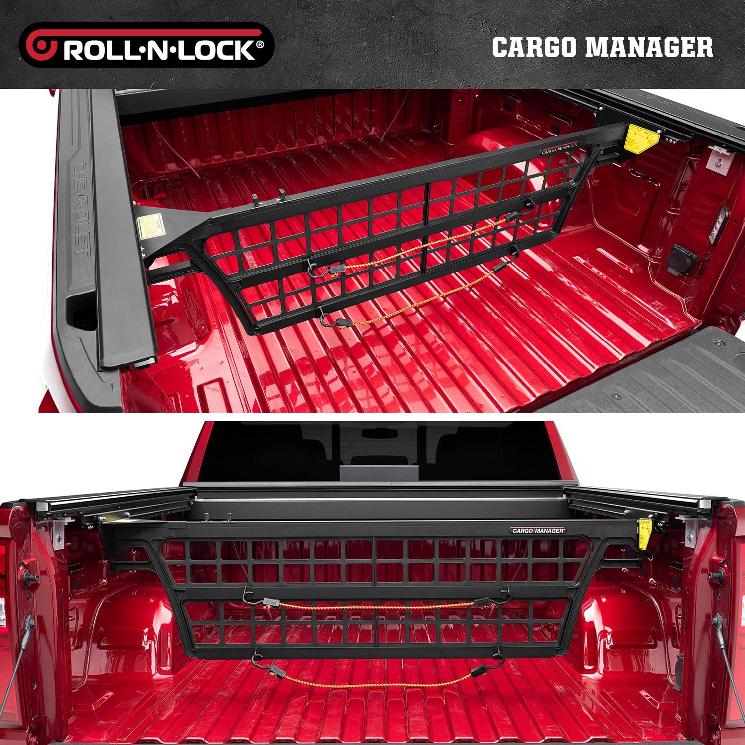 Roll N Lock Cargo Manager Truck Bed Organizer | CM576 | Fits 2022 Toyota Tundra Ext Cab 6' 7" Bed (78.7")