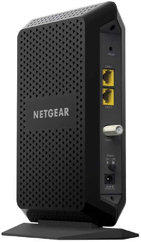 NETGEAR Nighthawk® Multi-Gig Speed Cable Modem DOCSIS® 3.1 for XFINITY® by Comcast, Spectrum® and Cox. (CM1100)