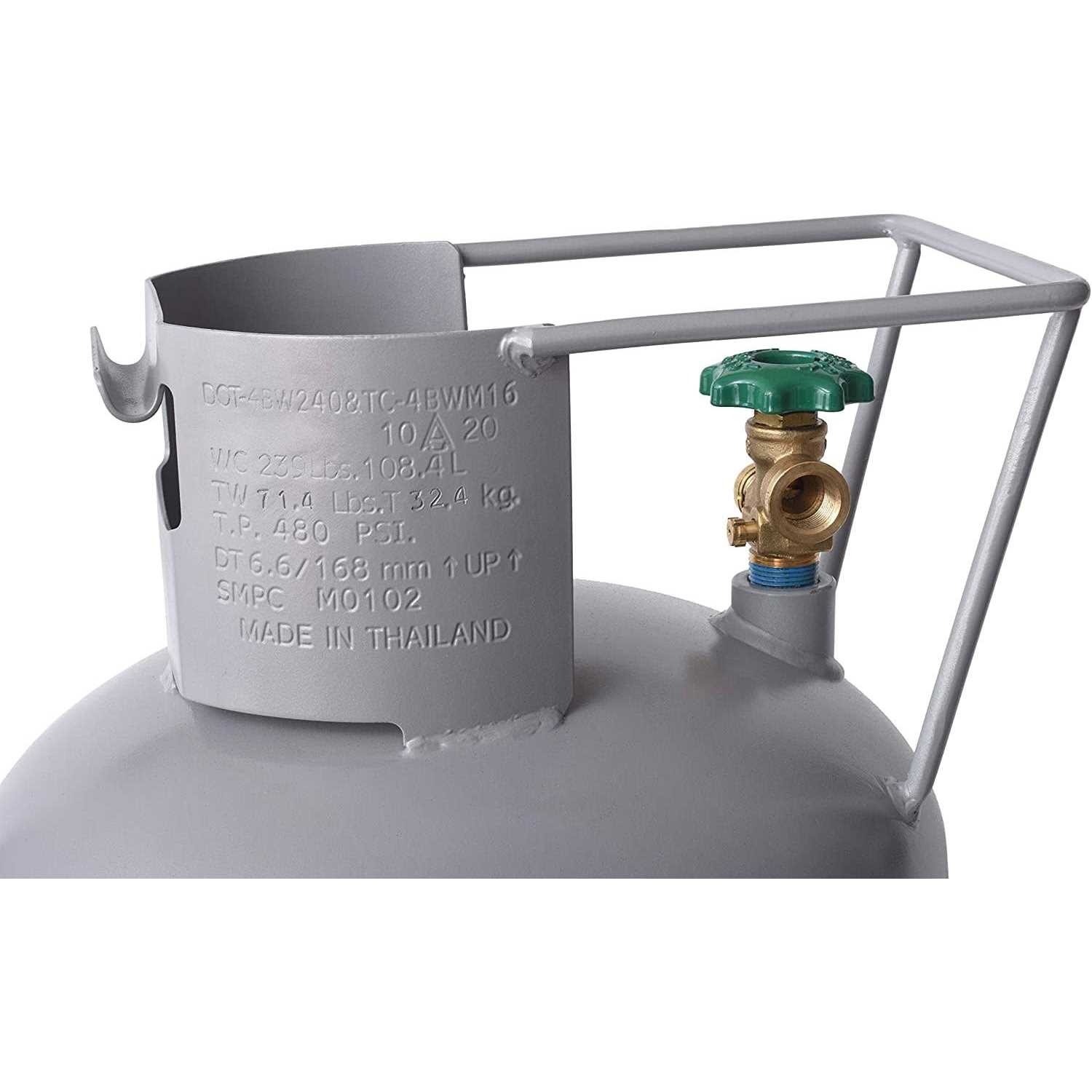 Flame King YSN100HOGb 100 lb Pound Horizontal & Vertical Propane Cylinder Pol Valve